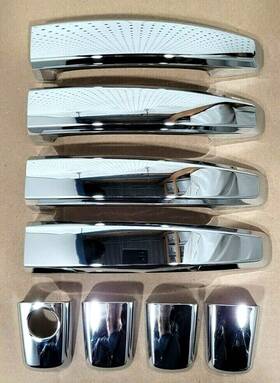Cci Aftermarket Parts Ccidh68554b 4 Chrome Door Handle Covers Fits 15-17 Chrylser 200/ 13-16 Dart / 14-23 Cherokee