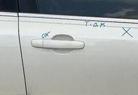 129-00222br Chevrolet Passenger Exterior Door Handle White Diamond Fits 10-17 Equinox 774382
