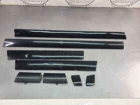 189.gm1t96 Chevrolet 1994-96 Impala Ss 8-piece Lower Rocker Panel Mouldings Left And Right - Oem