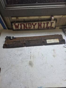 199.gm1n76 Chevrolet 75 76 77 Malibu Chevelle Upper Radiator Hold Down Baffle