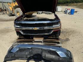2581-b Chevrolet 2016-2019 Chevy Silverado 1500 Front End Assembly Paint Code Gpj Damage See Pics