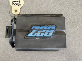5969329 Chevrolet 1980 1981 Camaro Z-28 Gas Fuel Lid Door Emblem Blue Oem 80 81