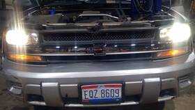 104-01745b Chevrolet Truck Grille With Full Width Bar Fits 02-09 Trailblazer 121406