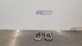 105-01712d Chevrolet Truck 16 Chevy Tahoe Front Bumper Tow Hook Set Pair Chrome