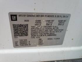 169-10108 Chevrolet Truck Rear Spoiler Fits 18-19 Equinox 2002394