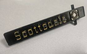 Chevy 349307-349308 1975 1976 1977 1978 1979 1980 Chevrolet Truck Scottsdale Dash Emblem Oem Gm