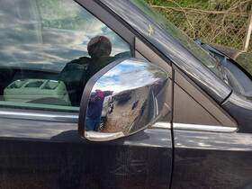 128-04375r Chrysler Passenger Side View Mirror Power Chrome Fits 10-16 Town And Country 2688619