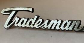 2956456 Chrysler-dodge 58395 1969 To 1979 Truck Emblem Tradesman 100 Fender Badge