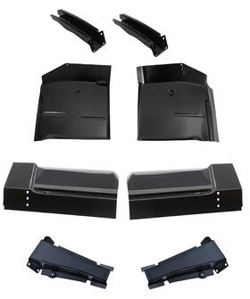 896-40s Classic 2 Current Fabrication 896-40s/45s/79as/80as 1960-66 Chevy And Gmc C/k Pickup Front Rear Cab Floor Pan Mount Set