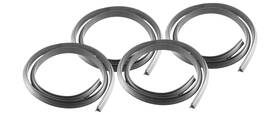 11a-7043725-bs Classic Auto Rubber Lower Door Seal Set 1941-48 Ford Car 4-door Models