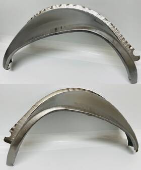 M211r Classic Reproductions M211l/m211r Plymouth Barracuda Cuda Outer Rear Wheel House Set 1970-1974 Made In Usa