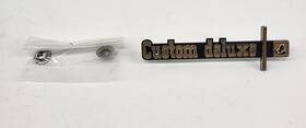 73-43005-cd Counterpart 1973 1974 Chevrolet Truck Custom Deluxe Dash Emblem W Fasteners