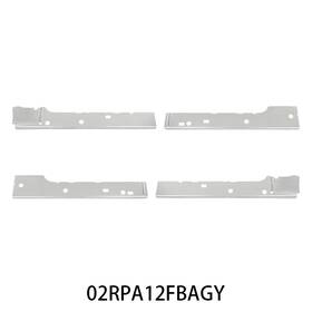 Big071410 Crossdesign Inner Rocker Panel Pair Fit For 2004-2008 Ford F-150 4 Door Extended Cab