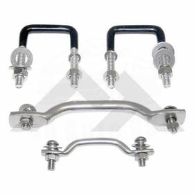 L4292393 Crown Automotive Windshield Tie Down Kit Cr Auto Front Left And Right For Jeep Cj-6 1955-1975