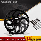 D02k003x1f Yitamotor Universal Reversible Slim Fan Electric Radiator Cooling 608631671882