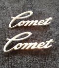 D14b-16098-a Fomoco Mercury Comet Gt Orig Front Fender Script Emblem