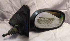 128-64009ar Daewoo Passenger Right Side View Mirror Lever Black Fits 98-02 Lanos 119288