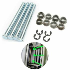 93356553 Darupsun Door Hinge Pin Bushing Kit For 1994-2004 Chevy S10 Gmc S15 2