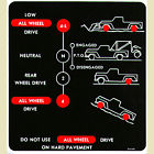 De215 Jc Chevrolet Chevy Gmc Pickup Truck Napco Dash Decal