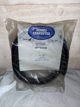1ba-8344 Dennis Carpenter 1949 1950 1951 Ford Shoebox Radiator Deflector To Hood Seal