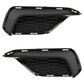 Fo1038237 Depo Auto Parts Fits Ford Mustang 2024-2025 Front Bumper Grille Fog Light Lower Cover Pair