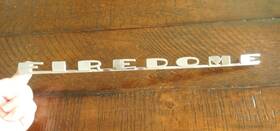 1494057 Desoto Mopar 1952 1953 1954 Firedome Fender Emblem Trim Original