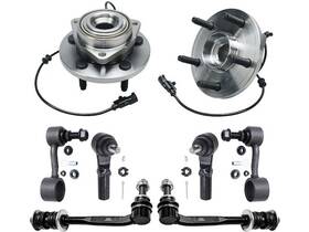 53mkqj38 Detroit Axle Front And Rear Wheel Hub Sway Bar Link Tie Rod Kit For Durango 2006