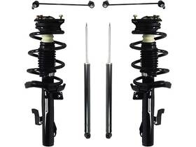 Hv83d4 Detroit Axle Front And Rear Shock Strut Coil Spring Sway Bar Link Kit For Mazda 3 5