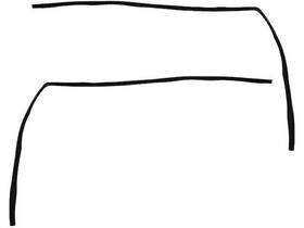 11161vkkq Diy Solutions For 1984-1991 Ford E350 Econoline Door Window Glass Run Channel Set