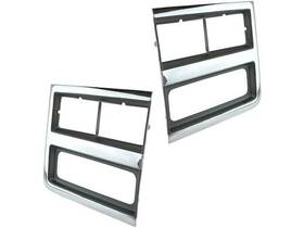 23387jxrj Diy Solutions For 1989-1991 Chevrolet V2500 Suburban Headlight Bezel Set 1990