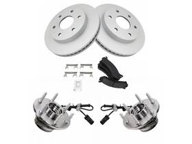 62851khmz Diy Solutions For 2000-2006 Gmc Yukon Xl 1500 Brake Pad And Rotor Wheel Hub Kit