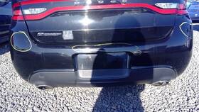 190-02081b Dodge Rear Bumper Without Park Assist Dual Exhaust Fits 13-16 Dart 87913