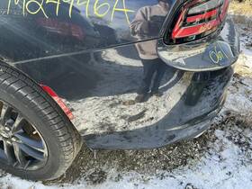 190-02175g Dodge Rear Bumper Dual Rectangular Exhaust Cutouts Fits 19-23 Charger 815742