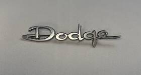 65d-he Dodge Oem Mopar 1965 A-body Dart Gt Inch Hood Emblem