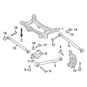 6511767aa Dodge Oe For Hornet 2023-2025 Suspension Crossmember Bolt