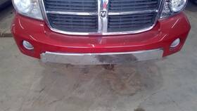 105-00346c Dodge Truck Front Bumper Painted Finish With Chrome Accent Fits 07-09 Durango 97866