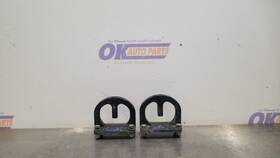 105-00522h Dodge Truck 18 Ram 2500 Front Bumper Tow Hood Set Pair Black