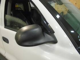128-01358r Dodge Truck Passenger Side View Mirror Power Fixed 5x7 Inch Fits 01-03 Durango 1771594