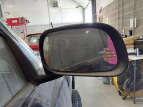 128-01415r Dodge Truck Passenger Side View Mirror Power 6x9 Inch Fold Away Fits 05-11 Dakota 2756379