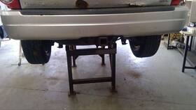 190-01988d Dodge Truck Rear Bumper Painted Finish With Trailer Hitch Fits 04-06 Durango 1545901