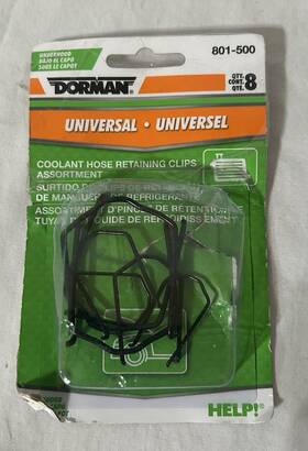 801-500 Dorman Coolant Hose Retaining Clip Assortment Missing 1