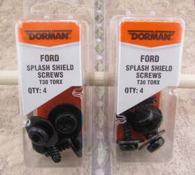 961-043d Dorman 2 Pack Ford Splash Shield Screws 8 Pcs Total