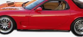 103574 Duraflex Fits 1993-1997 Mazda Rx-7 Type F Side Skirts Rocker Panels - 2 Piece