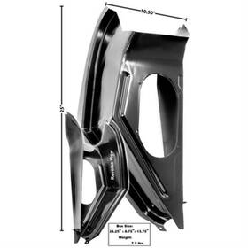 1642bwt Dynacorn 1966-1967 Nova Inner Cowl Shoulder Panel Rh