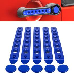 4333473824 E-cowlboy Grab Handle Inserts Cover Push Button Knobs Trim For Blue