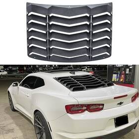Rswl1621 E-cowlboy Rear Window Louver Cover Chevy Camaro 2016-2021 In Gt Lambo Style Missing Hardwa