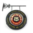 Eb1581996 Cars Parts Retro Historic Route Double Sided Light Up Hanging