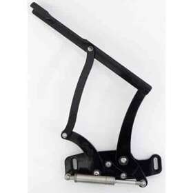 Ms149-55bk Eddie Motorsports Billet Hood Hinges 1965-1967 Chevy Chevelle Gloss B
