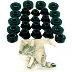 34110g Energy Suspension Bushings 1969-72 K5-series Truck 4wd Polyurethane Body Mount Bushing Set Black