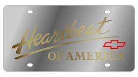 1311-2 Eurosport Daytona Chevrolet Heartbeat Of America License Plate